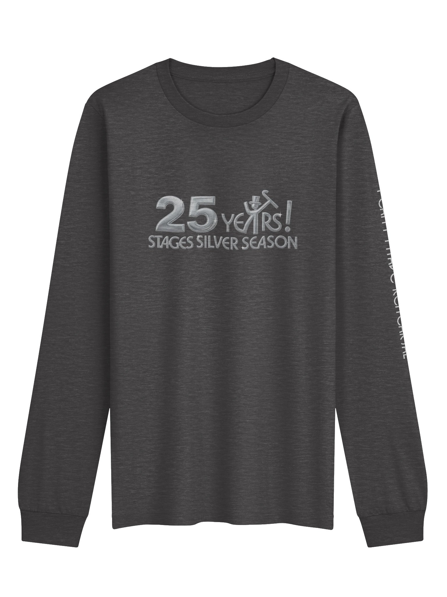 Dark Super Soft Long Sleeve T Shirt - 25th Anniversary Logo on Front product image (17)