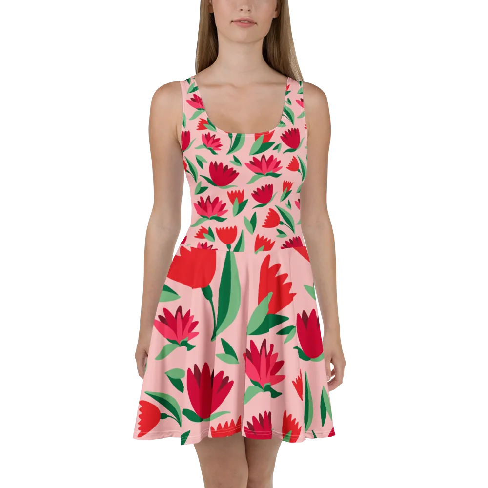Scarlet Bloom Skater Dress product image (2)