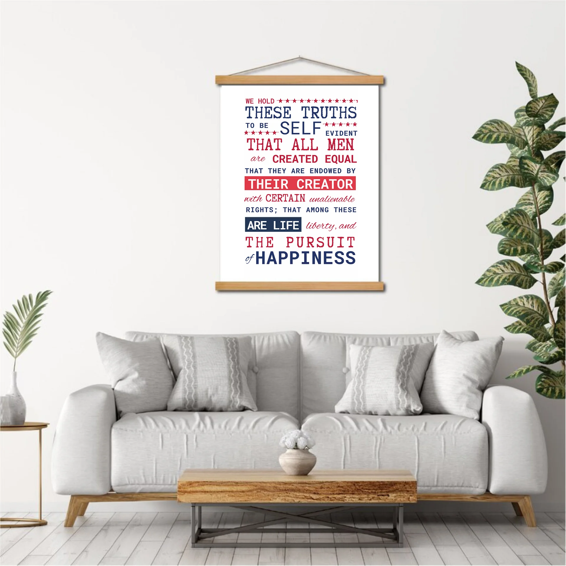Declaration of Independence Quote — Printable Digital Download product image (2)