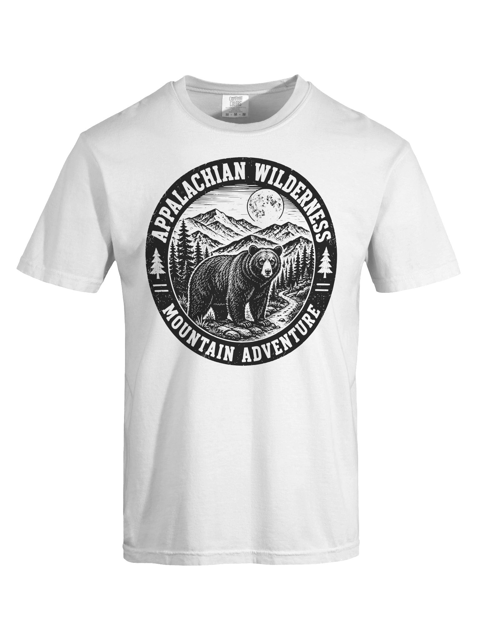Appalachian Wilderness Bear T-Shirt | Vintage Mountain Outdoor Tee product image (28)