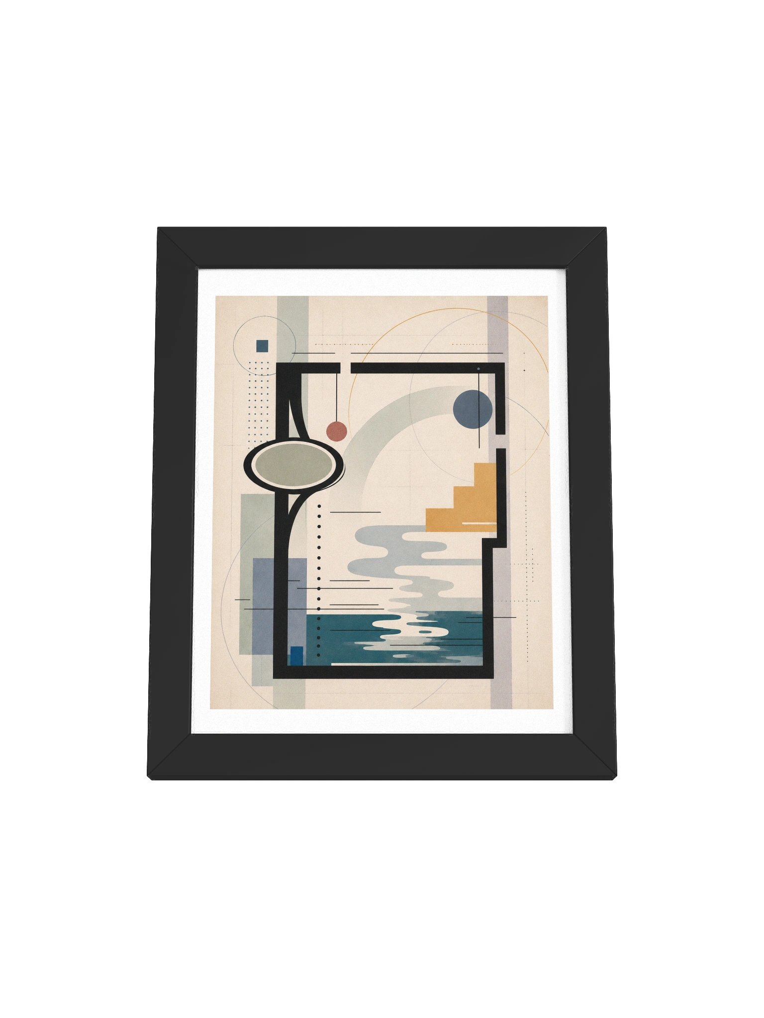 Peripheral Infrastructure / 01 -- Framed Matte Poster product image (1)