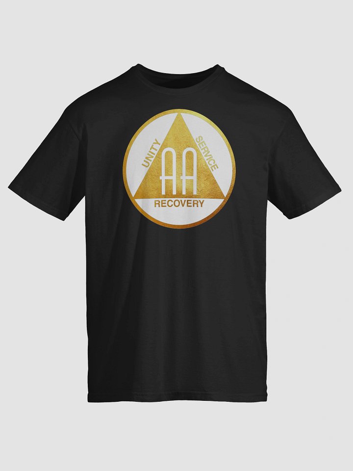 Unity Service Recovery Gold Design | Recovery T-Shirt Inspiring Sobriety product image (1)