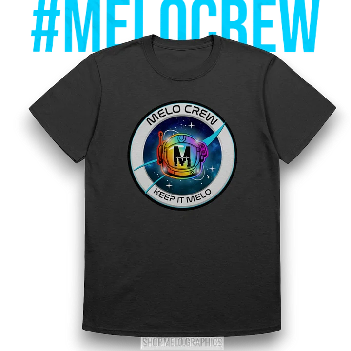 #MeloCrew Badge - Basic T-Shirt | #MadeByMELO product image (1)
