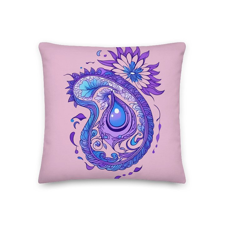 Indigo Paisley Flower - Pillow product image (1)