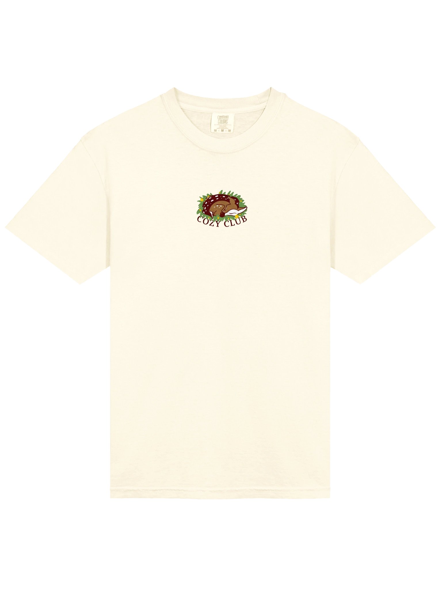 "Cozy Club" Embroidered T-Shirt product image (8)