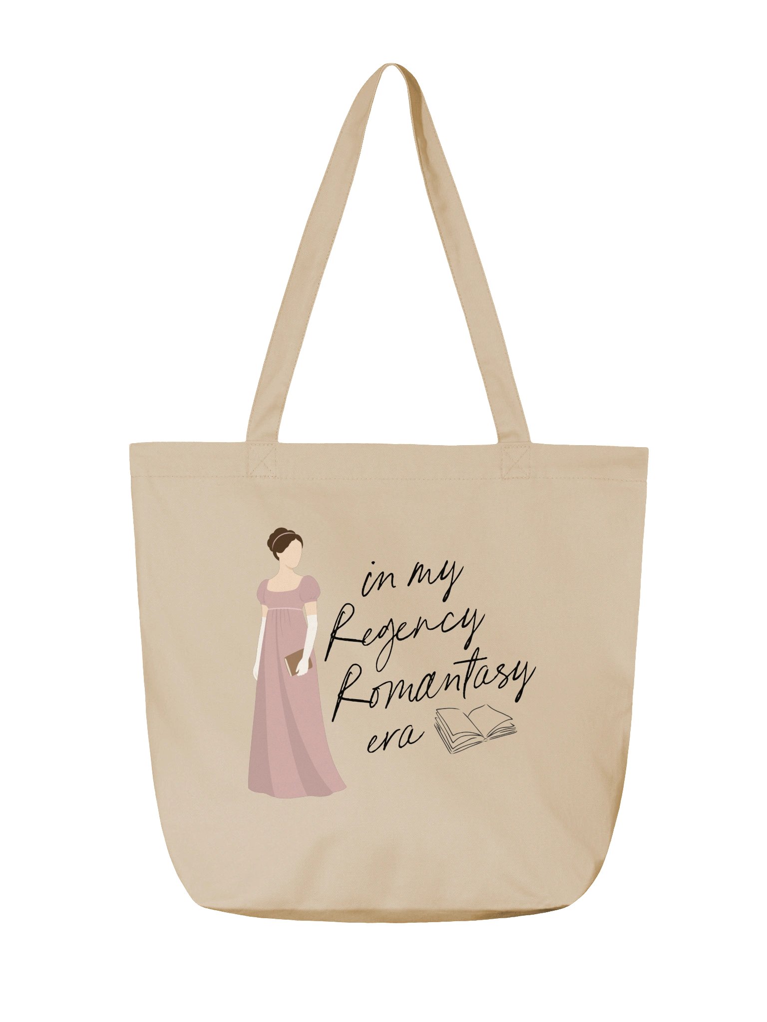 Regency Romantasy Era Econscious Tote Bag | PINK product image (2)