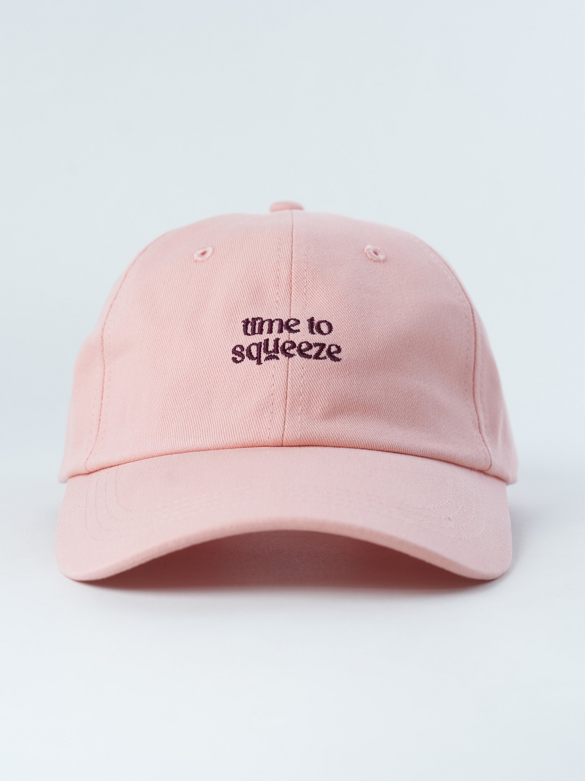 Time to Squeeze Dad Hat (Peach) product image (1)