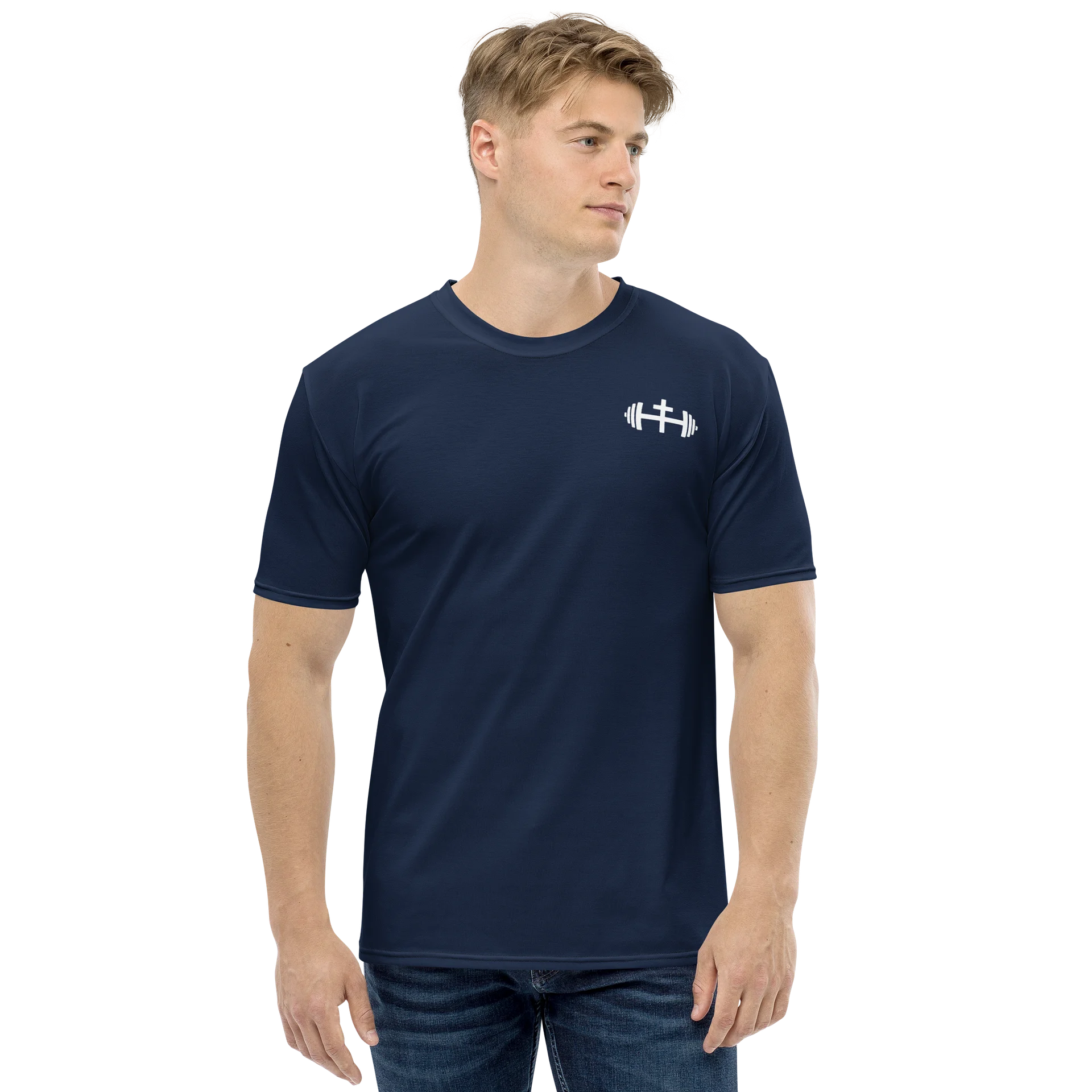 His House Mens Performance T-Shirt - Navy product image (2)