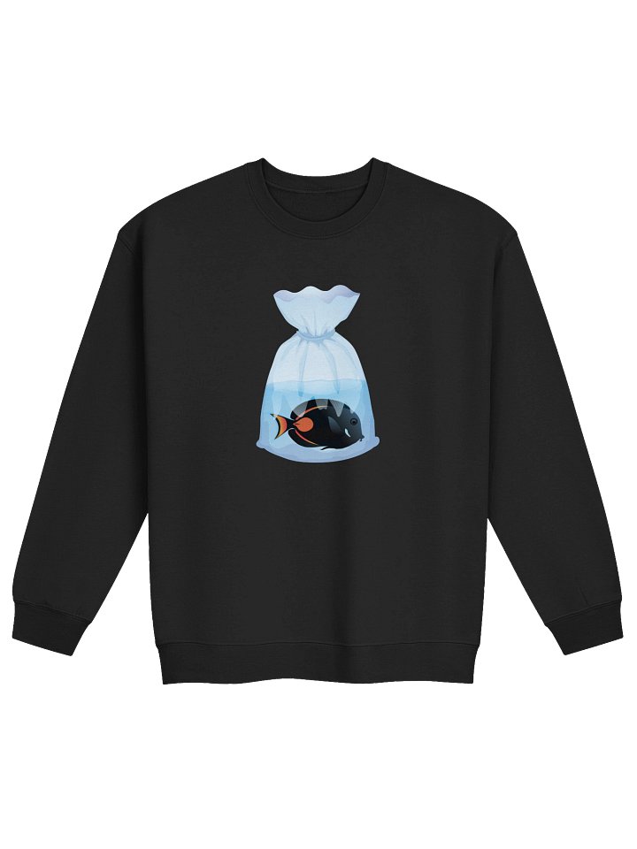 Achilles Tang Fish Bag Sweatshirt – Funny Saltwater Aquarium & Reef Tank Graphic Sweatshirt product image (5)