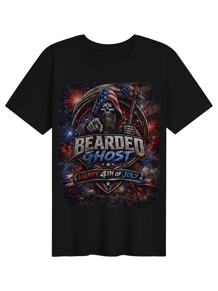 Happy 4th of July BeardedGhost T-Shirt product image (1)