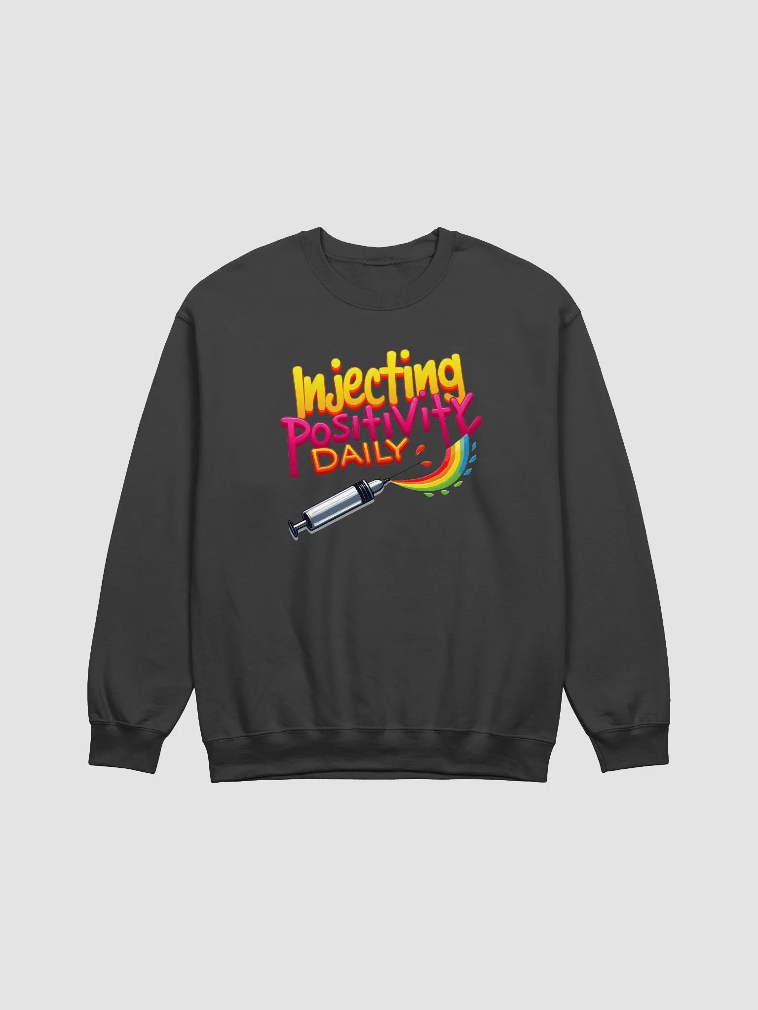 Rainbow Positivity Crewneck Sweatshirt product image (1)