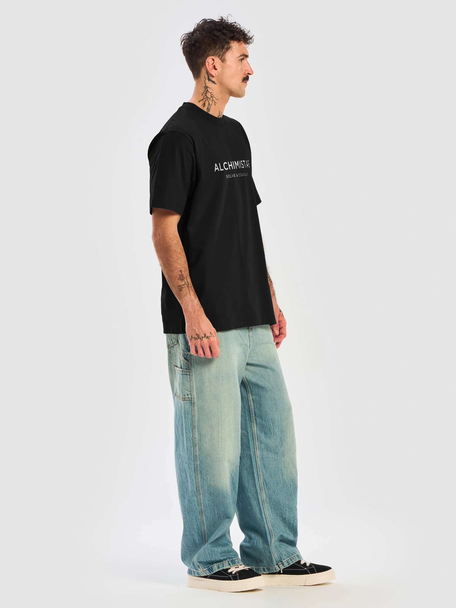 T-Shirt Unisex Oversize Coton Bio Poids Lourd - ALCHIMISTAE product image (7)