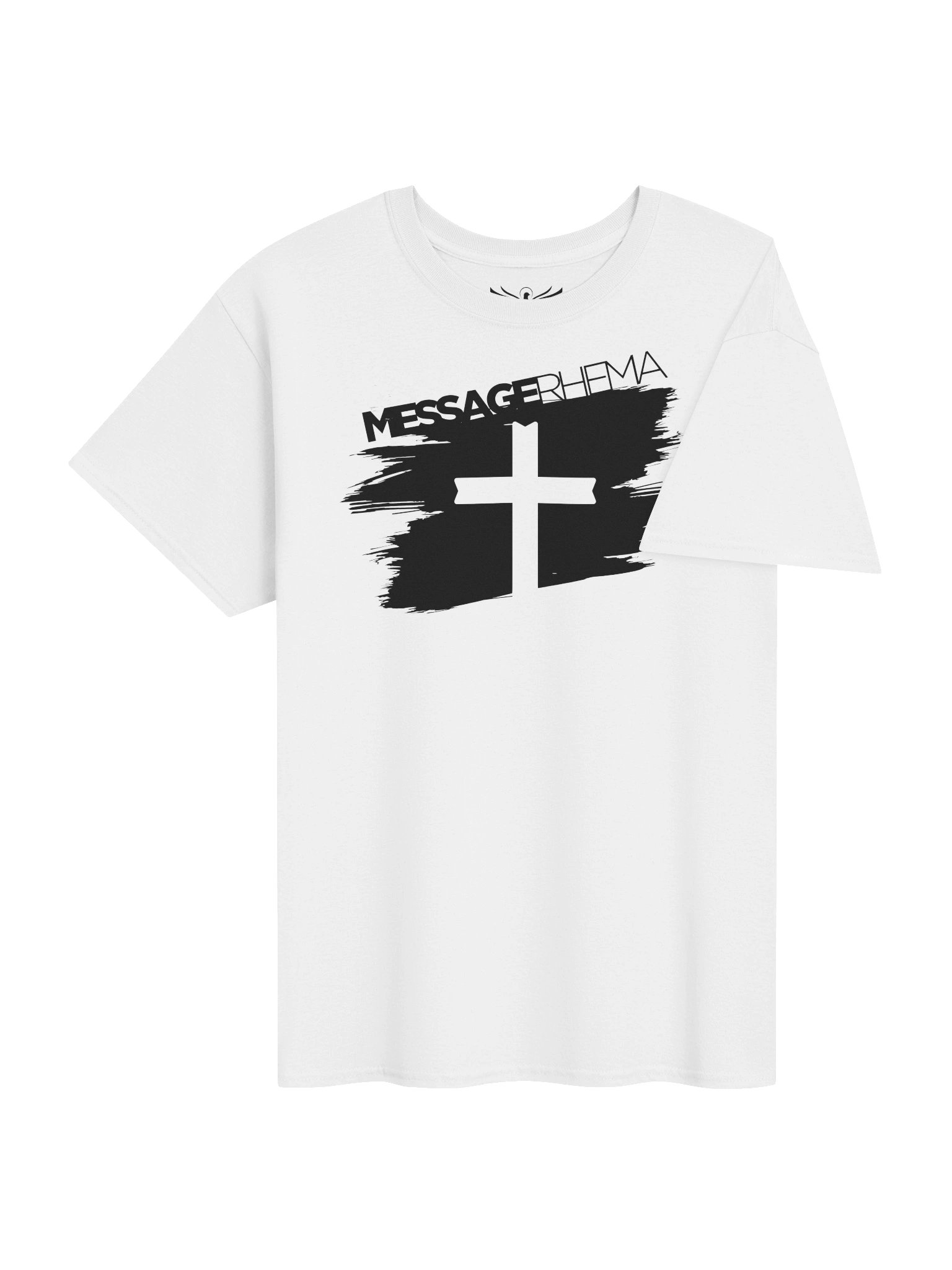 Message Rhema - Cross n' Paint graphic T-shirt WHT product image (4)