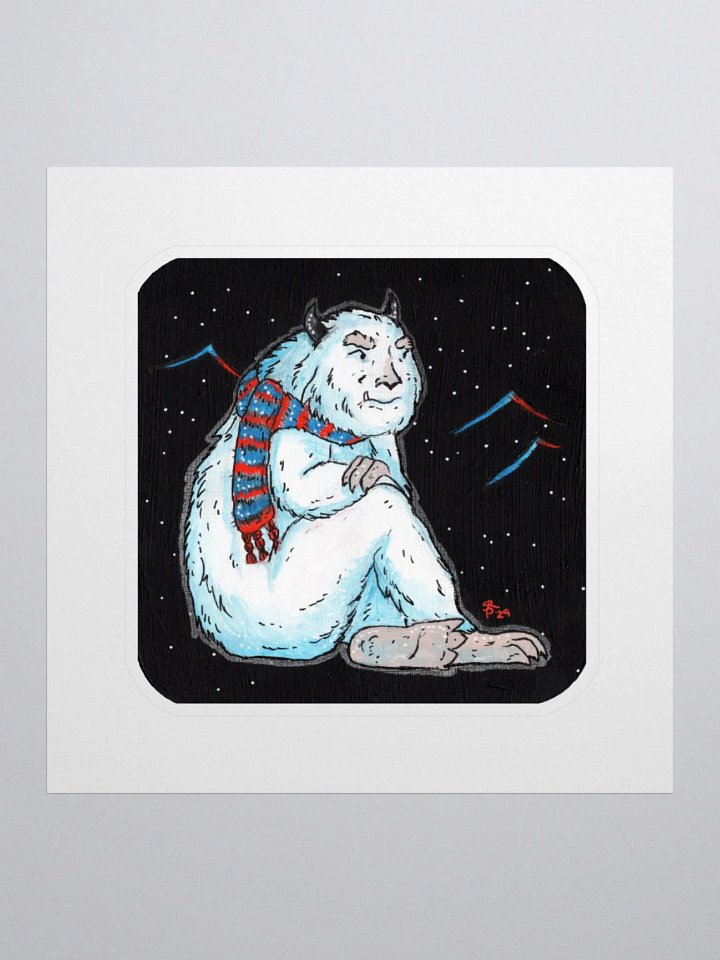 Yeti Kiss-Cut Vinyl Sticker product image (2)
