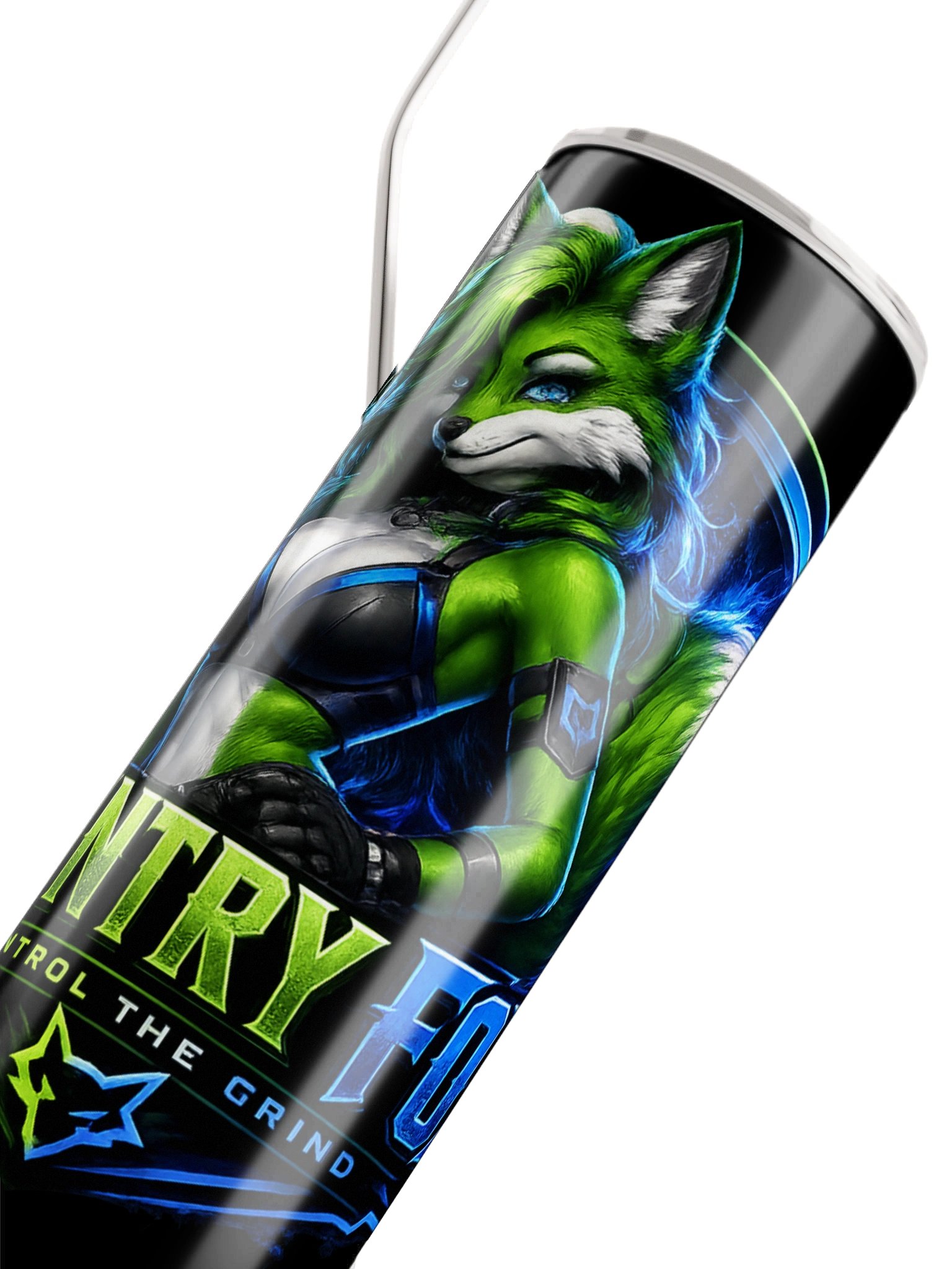 🦊 Country Fox “Neon Vibes” Skinny Tumbler 🦊 product image (7)