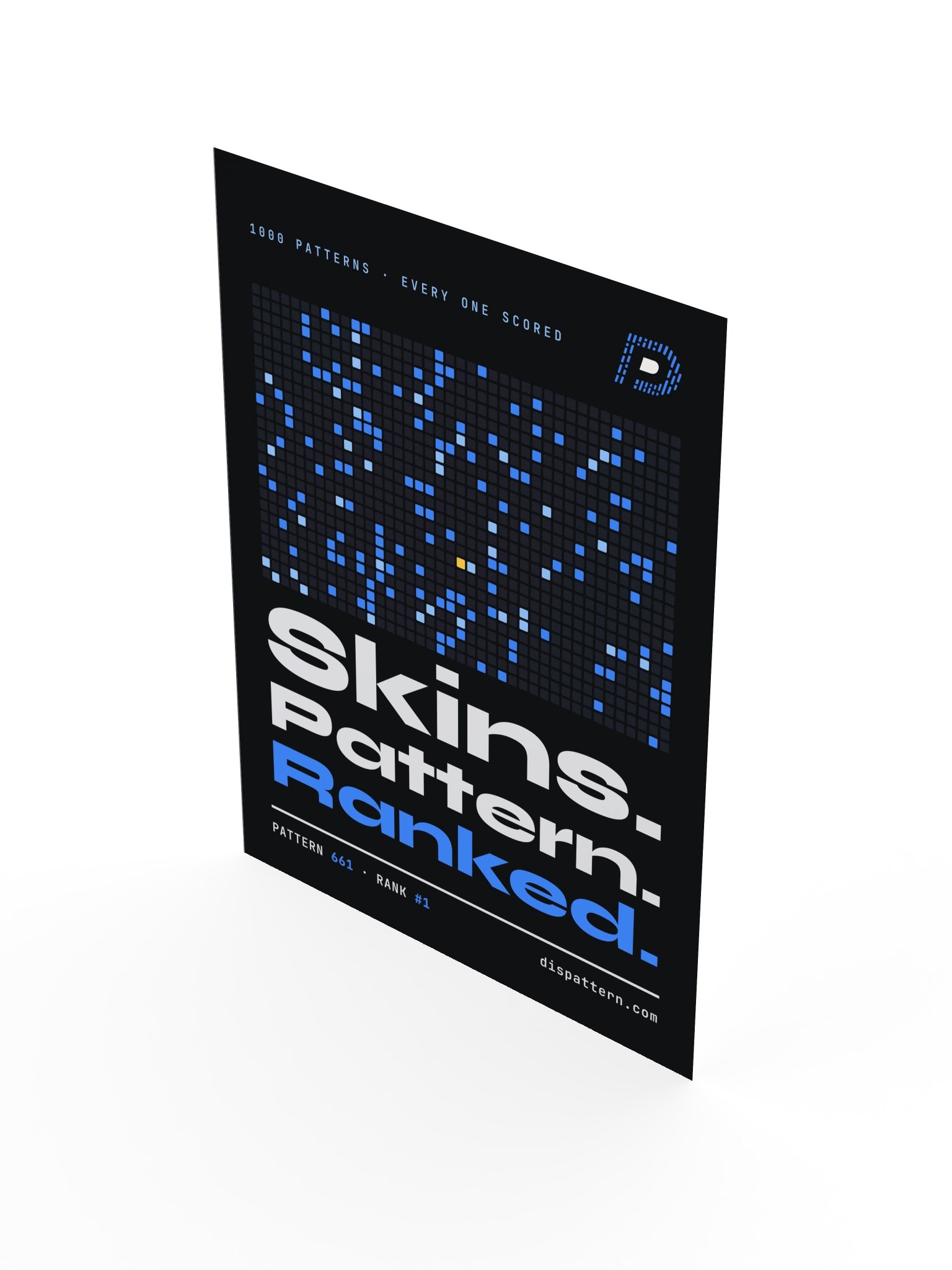 Skins. Pattern. Ranked. Poster 18x24 product image (3)