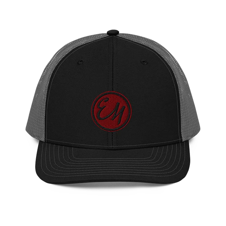 Red Monogram Trucker Hat product image (1)