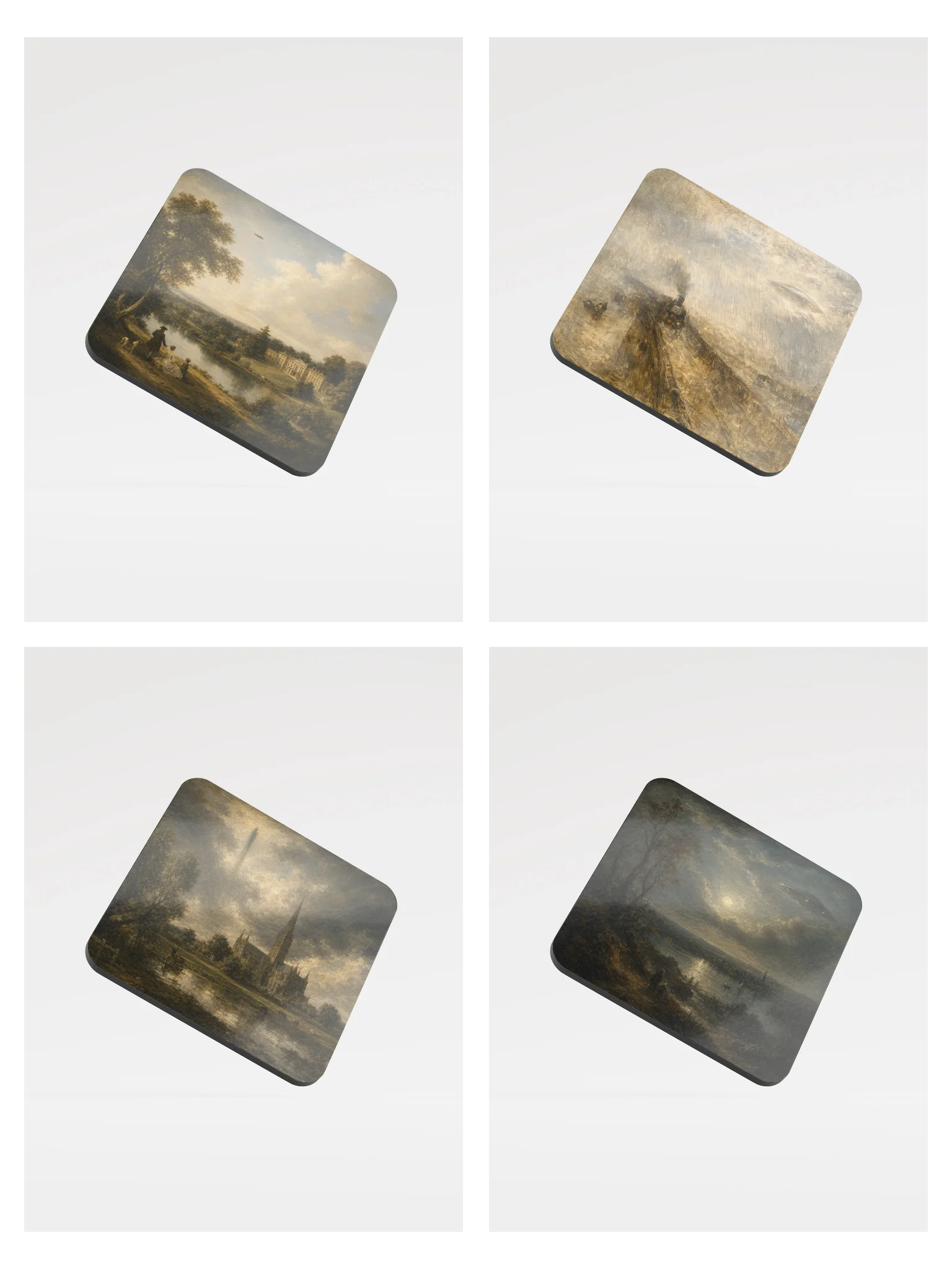Iconic British Landscape Collection Set of 4 cork-coasters  product image (1)