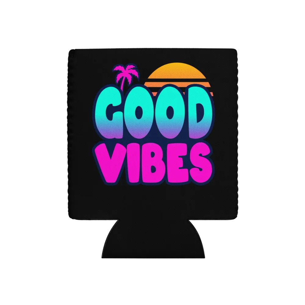 GOOD VIBES DRINK KOOZIE product image (1)