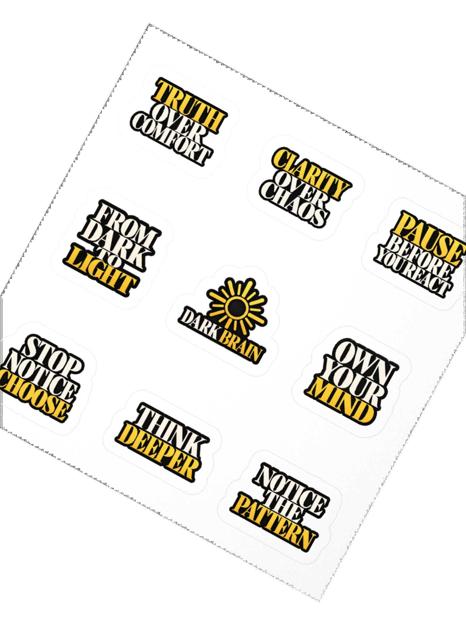 DarkBrain Mindset Sticker Pack product image (2)
