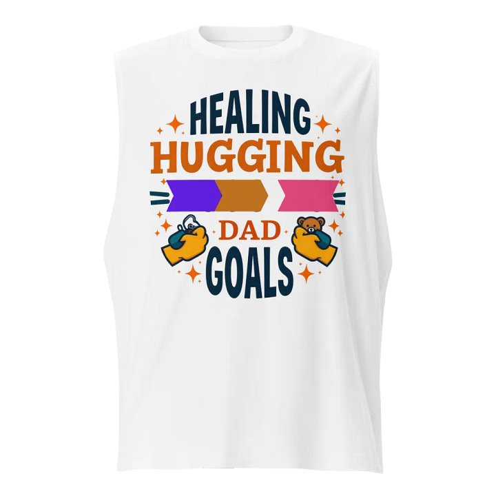 Healing Hugging Dad Muscle Tank product image (5)