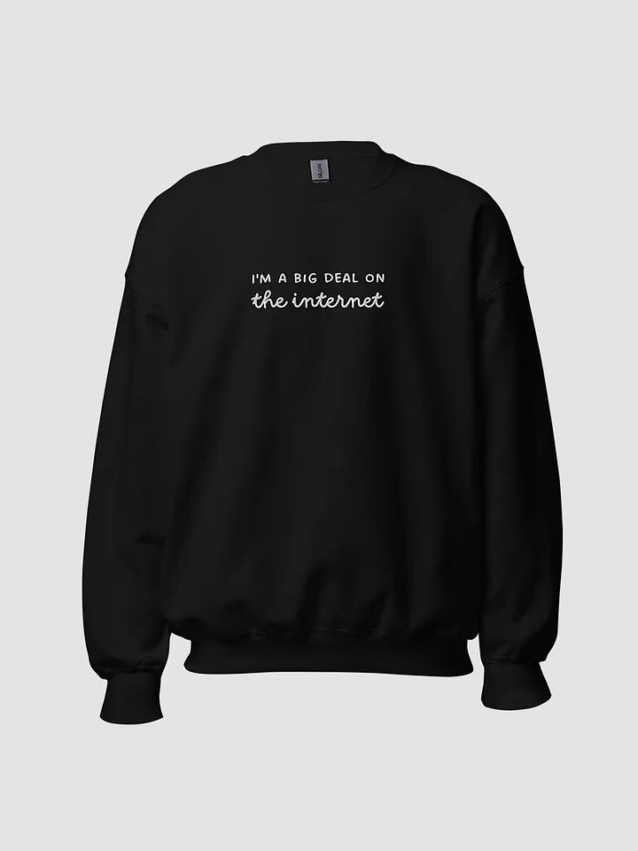 I'm a Big Deal Crewneck Black product image (2)
