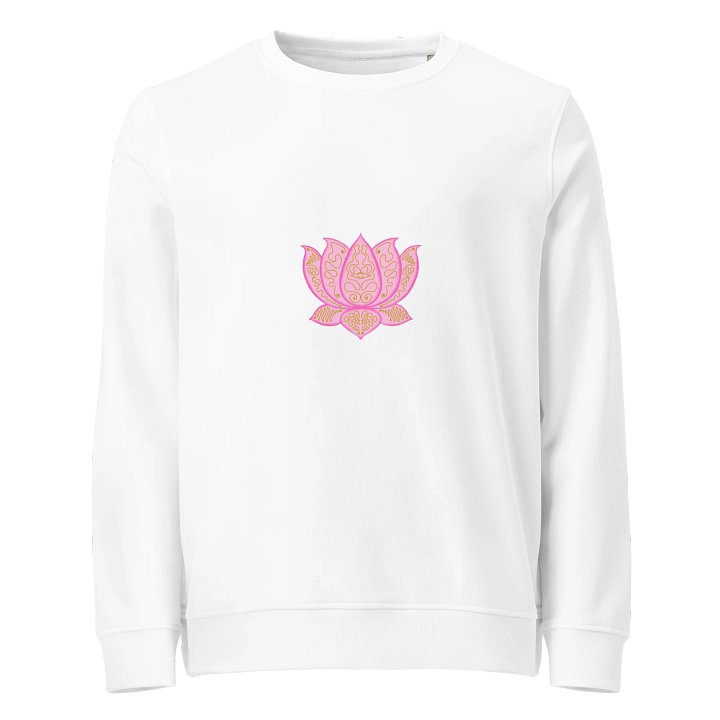 Golden Lotus Organic Sweatshirt product image (1)