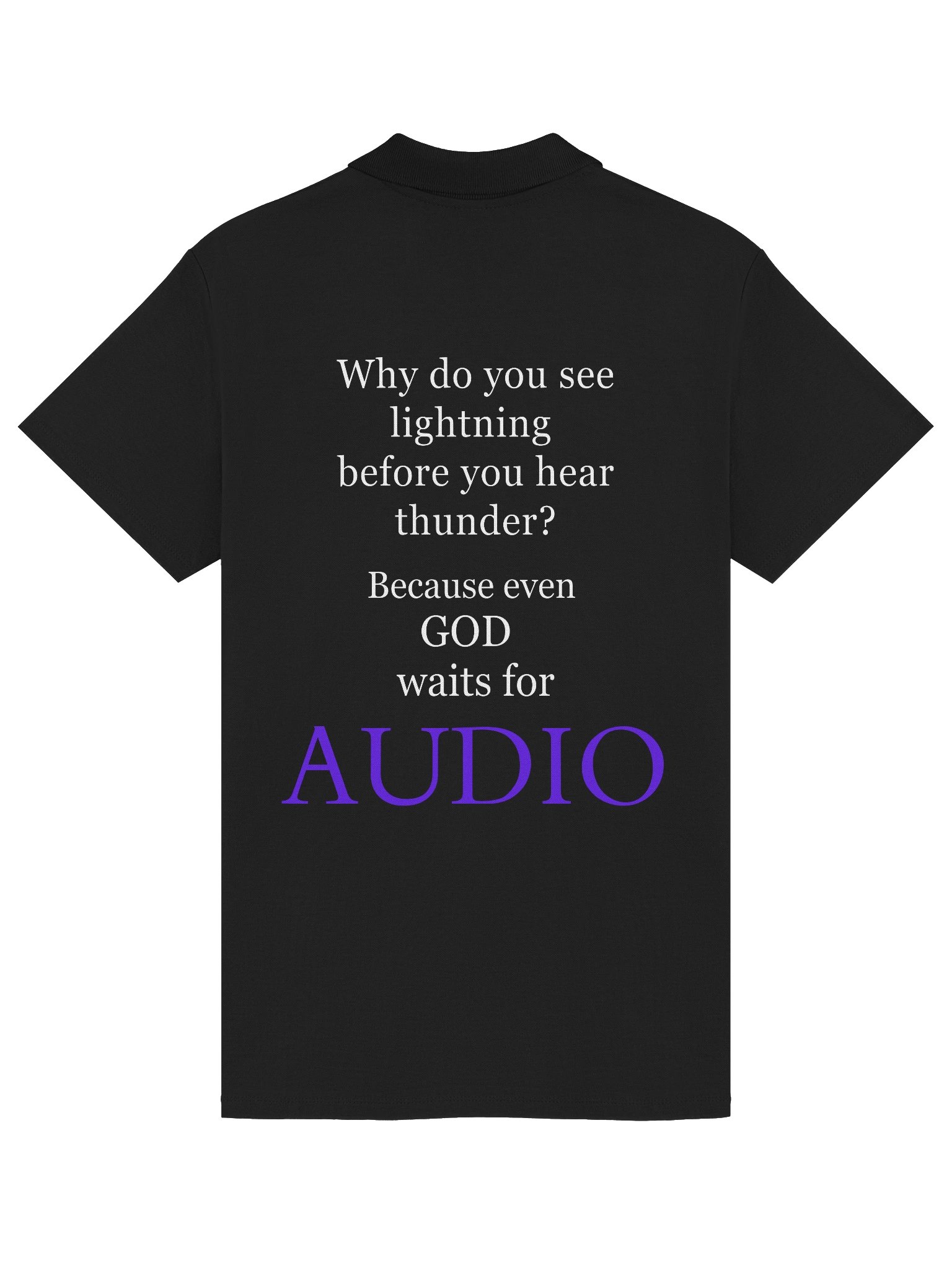 Audio Lab "Wait for Audio" Polo Shirt product image (2)