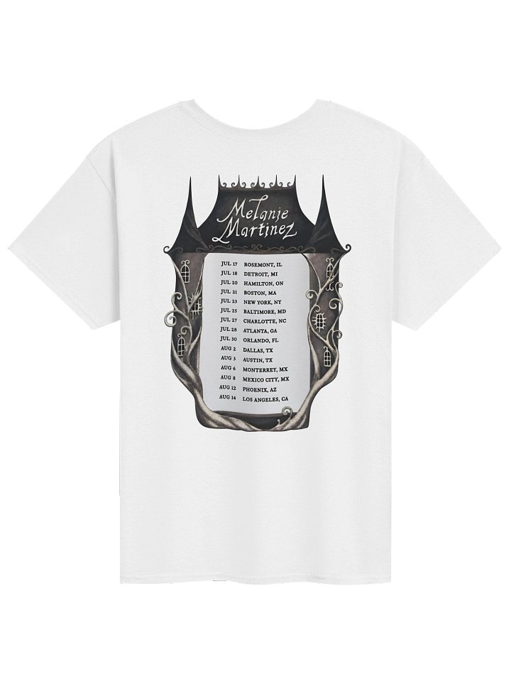 Melanie Martinez Hades The Sacrifice Tour Baby In Bed With Dates T-Shirt product image (2)