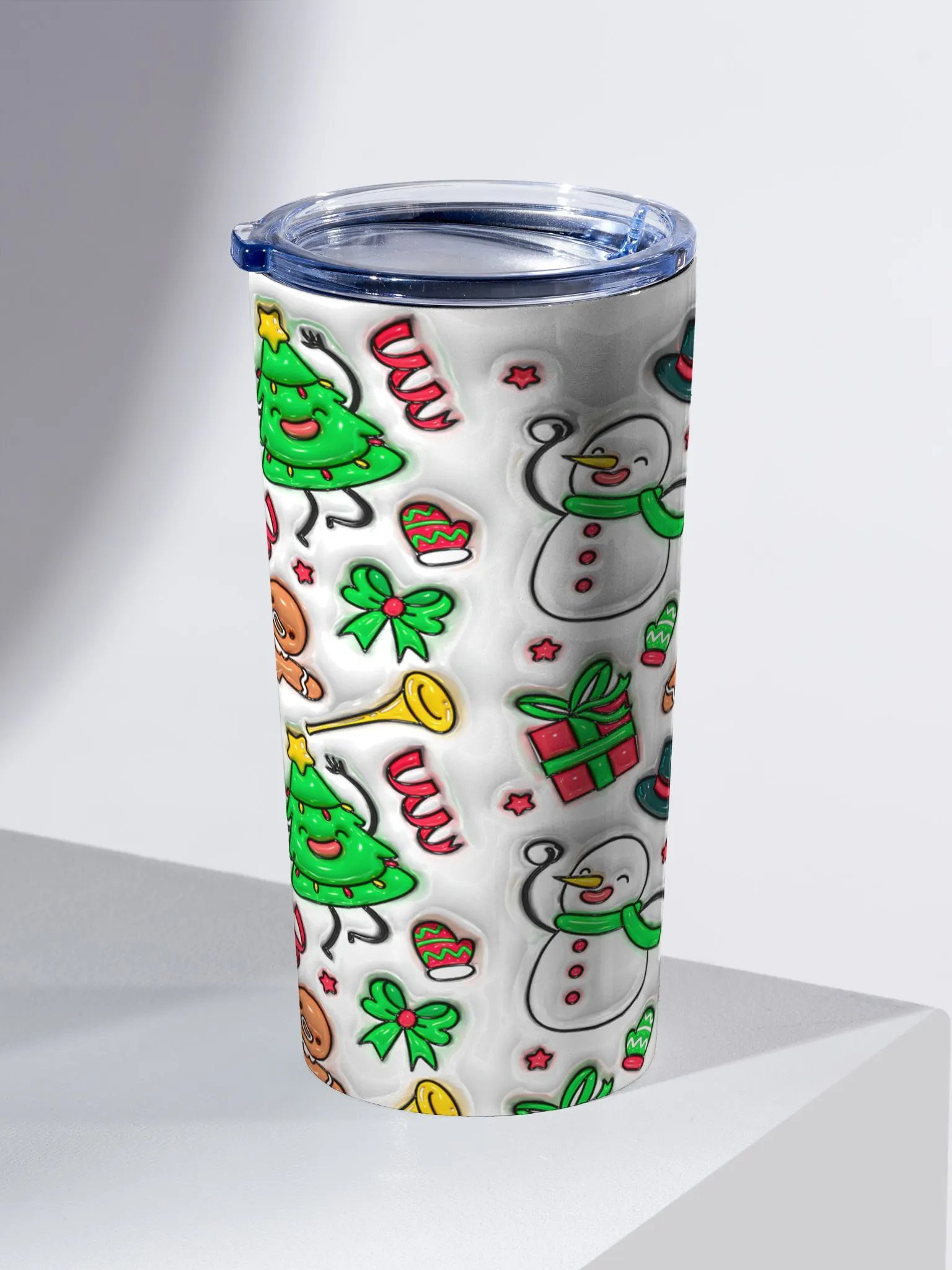 Holly Jolly Christmas Stainless Steel Tumbler product image (2)