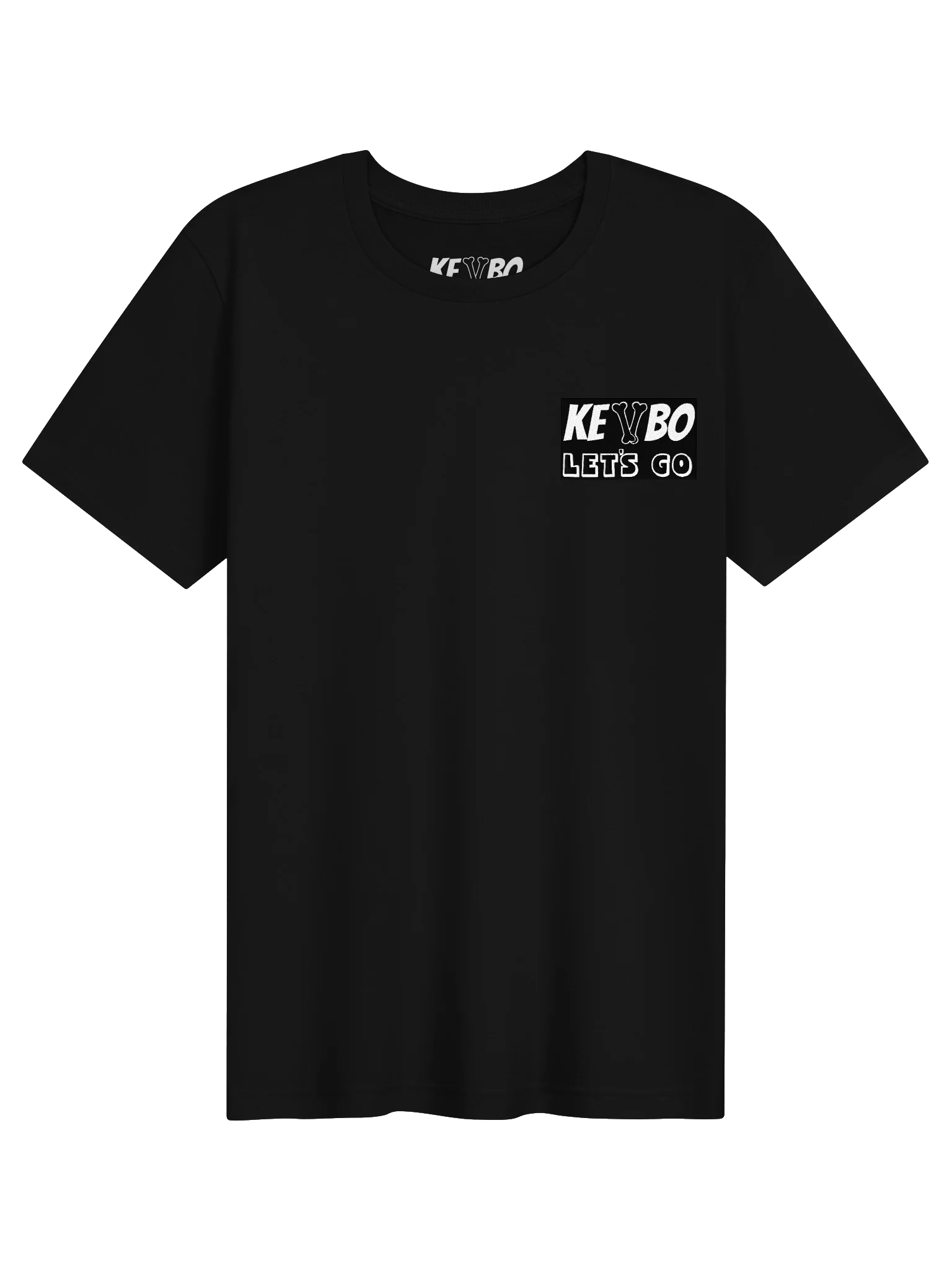 KEVBO "Let's Go" ADULT Embroidered T-Shirt product image (1)
