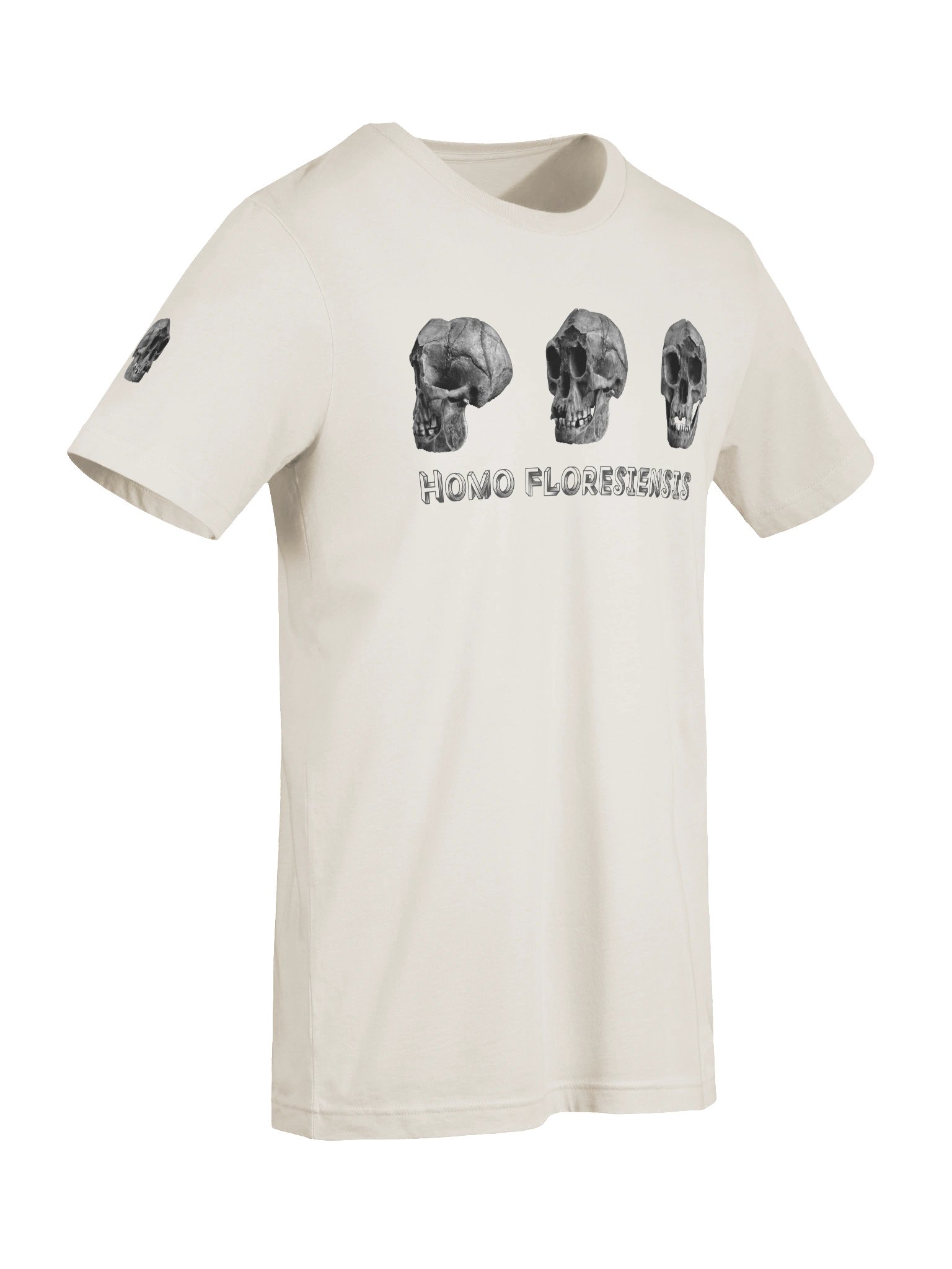 Floresiensis Fossil Skull T-Shirt Light product image (7)