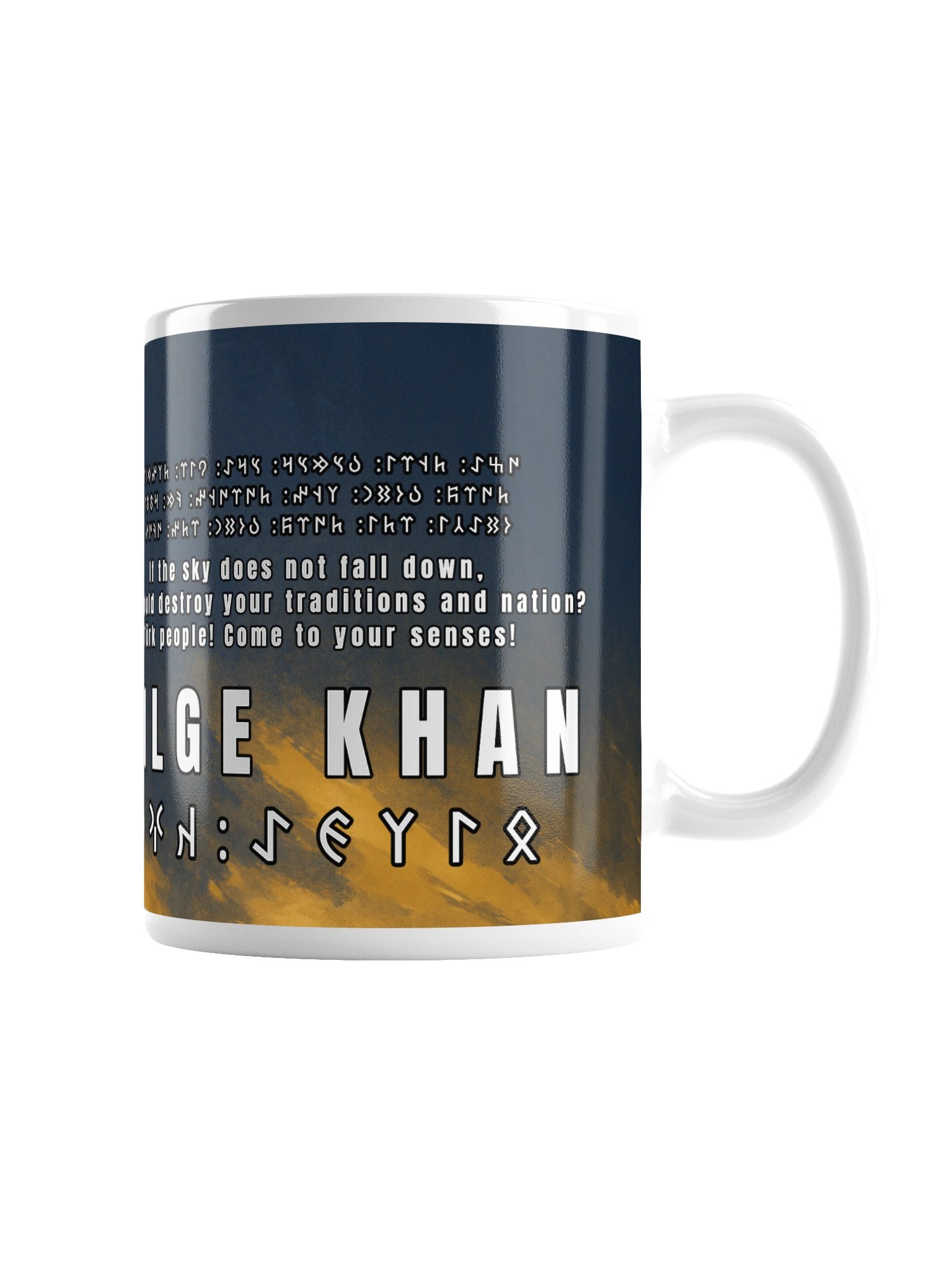 Bilge Khan "O, Türk! Mug | Retro Anime Style product image (9)