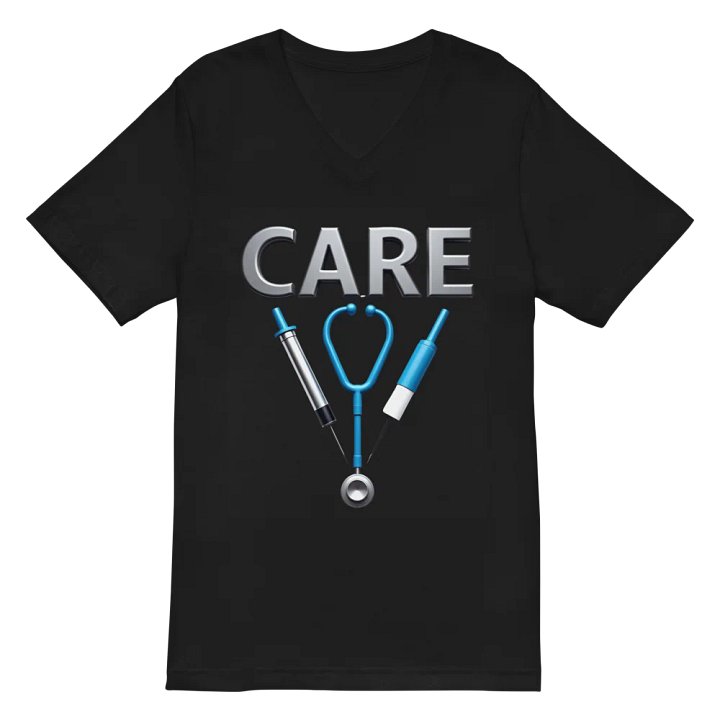 CARE Medical Symbols V-Neck T-Shirt product image (3)