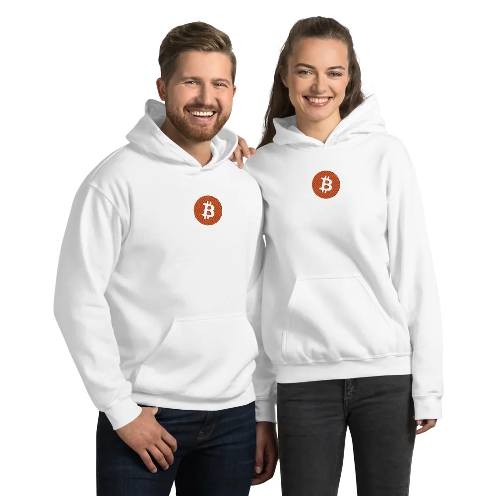 Bitcoin Logo Embroidered Hoodie product image (4)