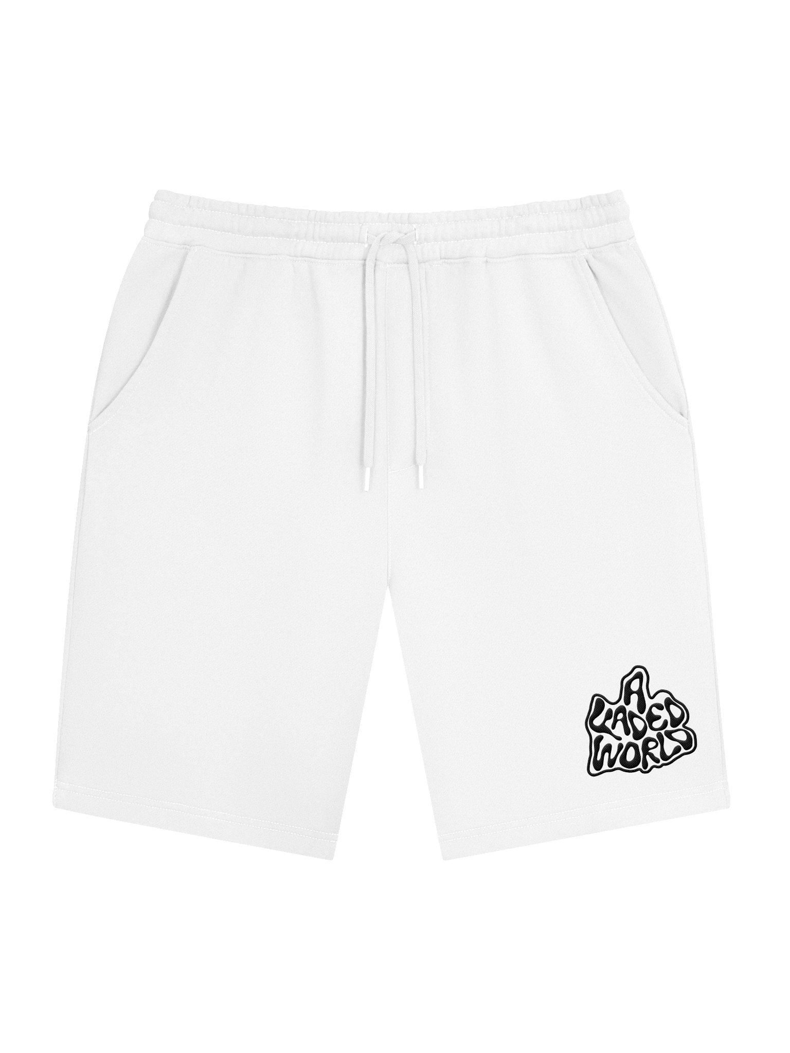 A Faded World Classic Shorts White product image (1)