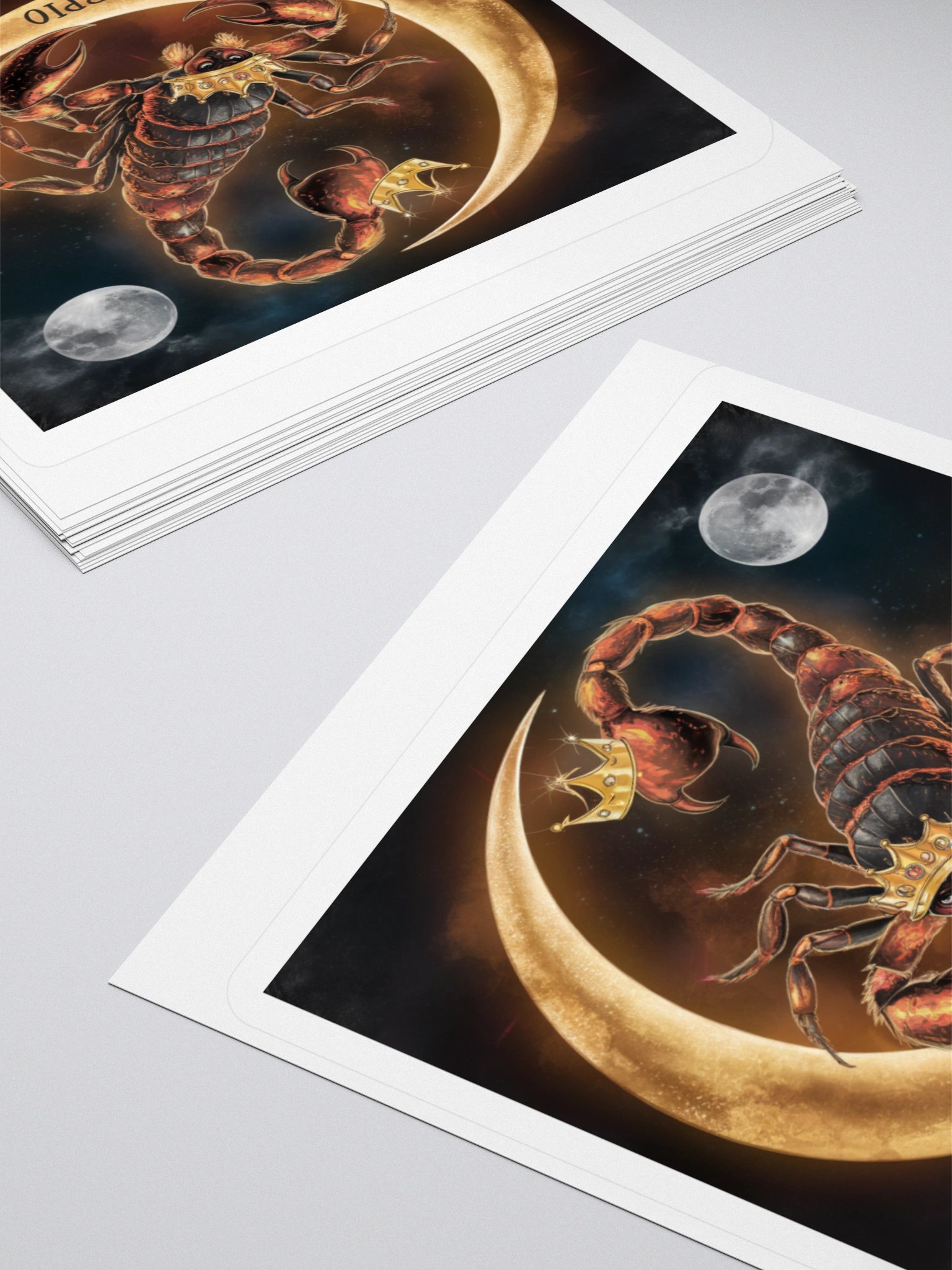 Scorpio Sticker - Crown & Moon Zodiac Design | Exclusive | TDS Music product image (12)
