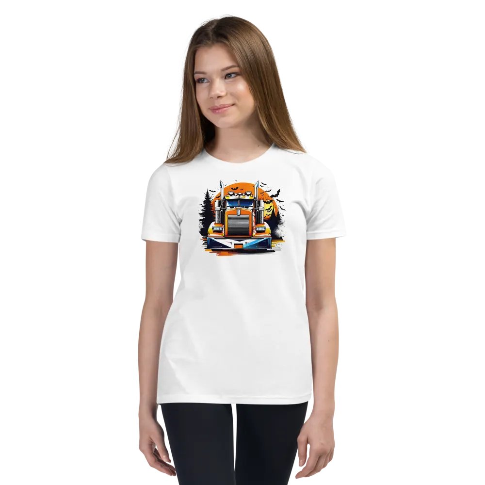 Kid's Halloween Truck Face Shirt product image (3)