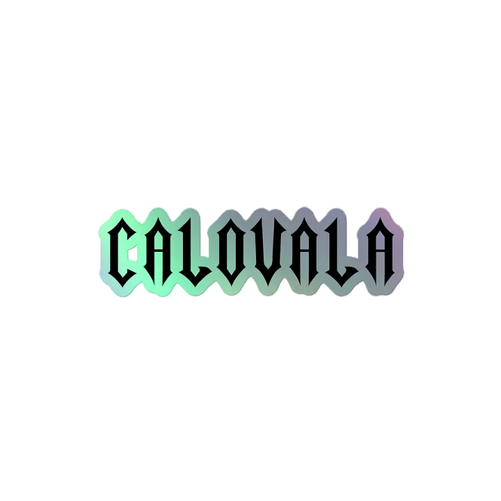 Calovala Holographic Logo Sticker product image (1)