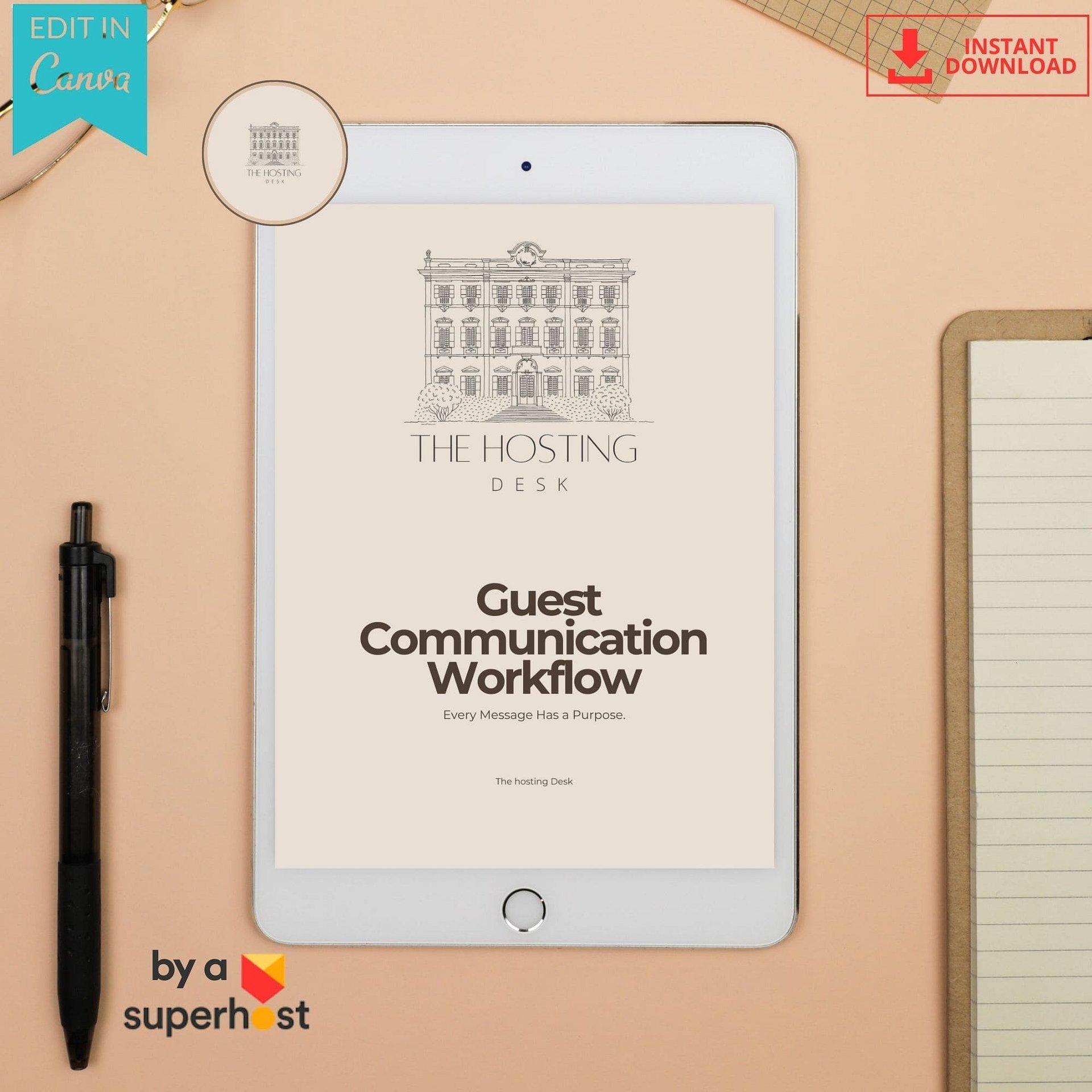 Guest communication workflow | Automated Guest Messaging Templates product image (7)