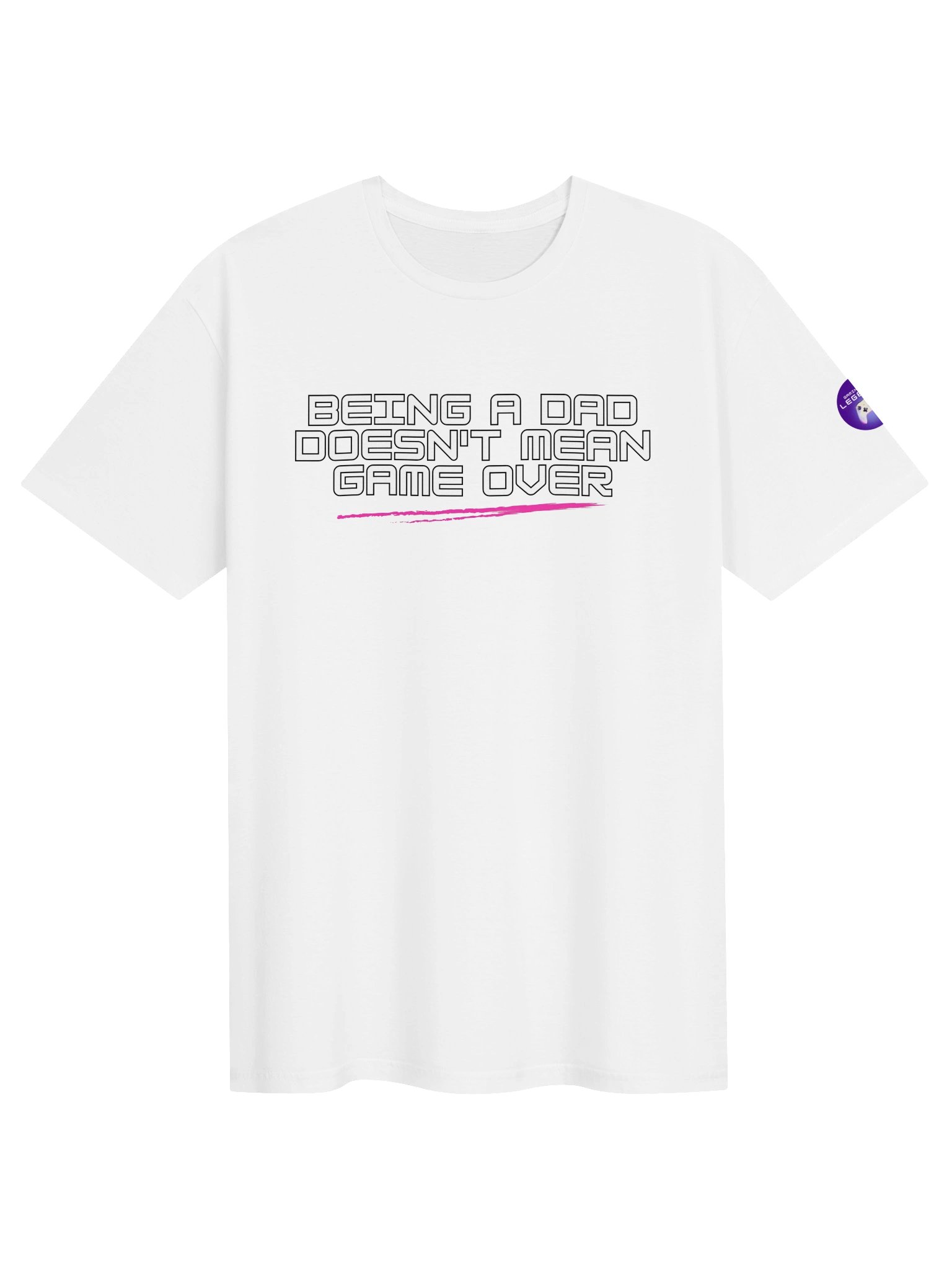 Gaming Dad Legends Official T-Shirt (Limited Edition White) product image (1)