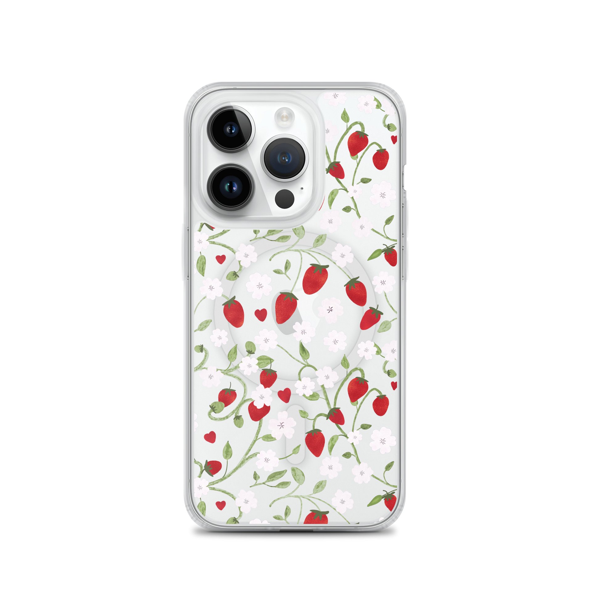 Strawberry Fields iPhone® MagSafe® Clear Case product image (3)