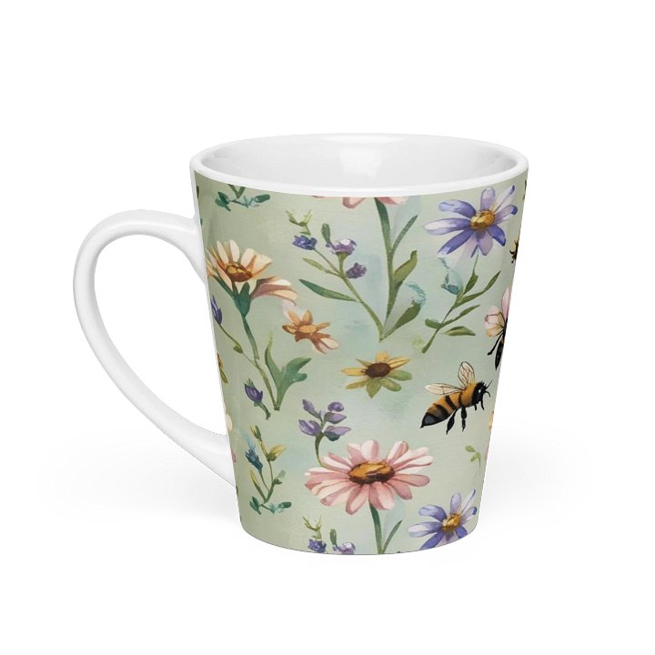 Buzzing Blooms Latte Mug product image (1)