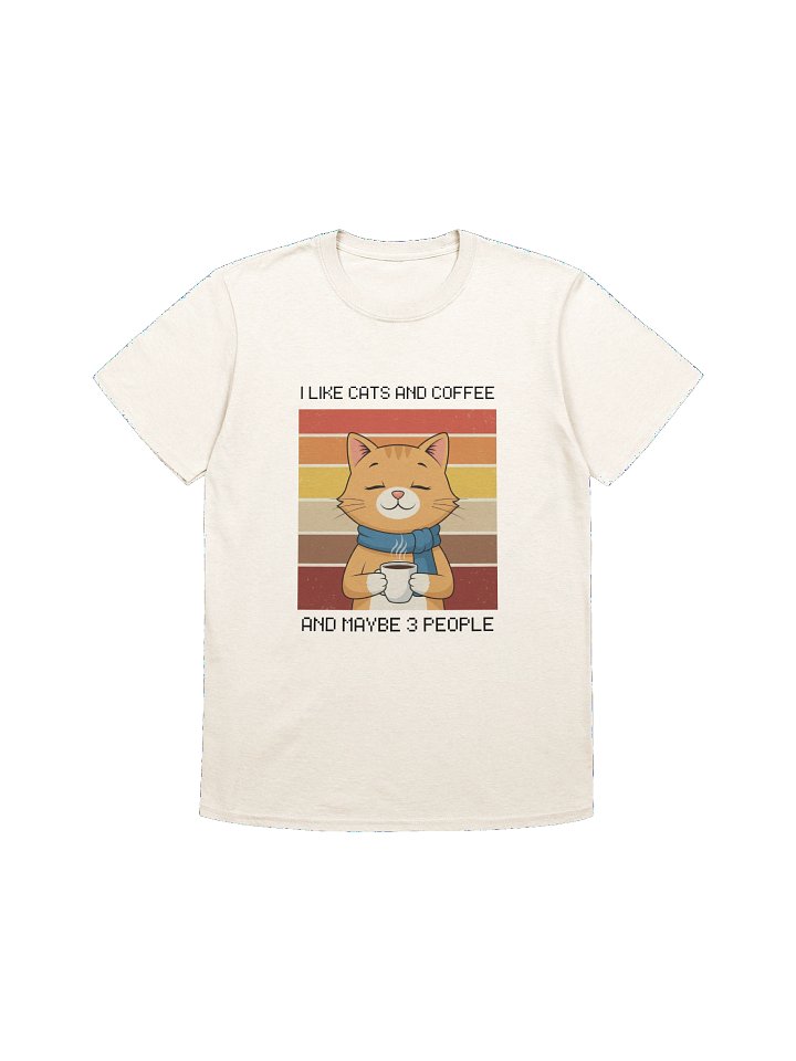 Cozy Cat Coffee T-Shirt product image (4)