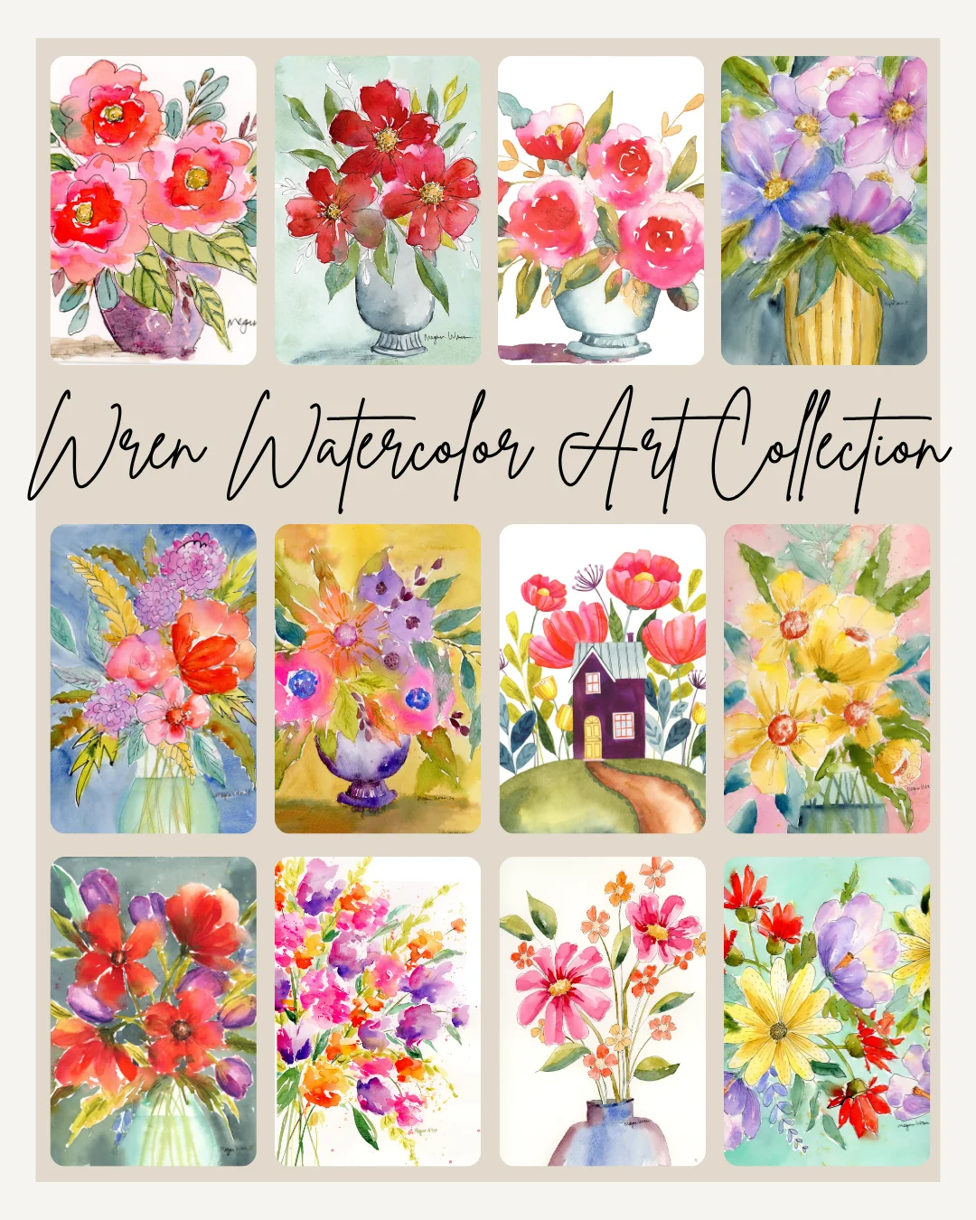 Surprise 5×7 Watercolor Print – Happy Mail product image (8)