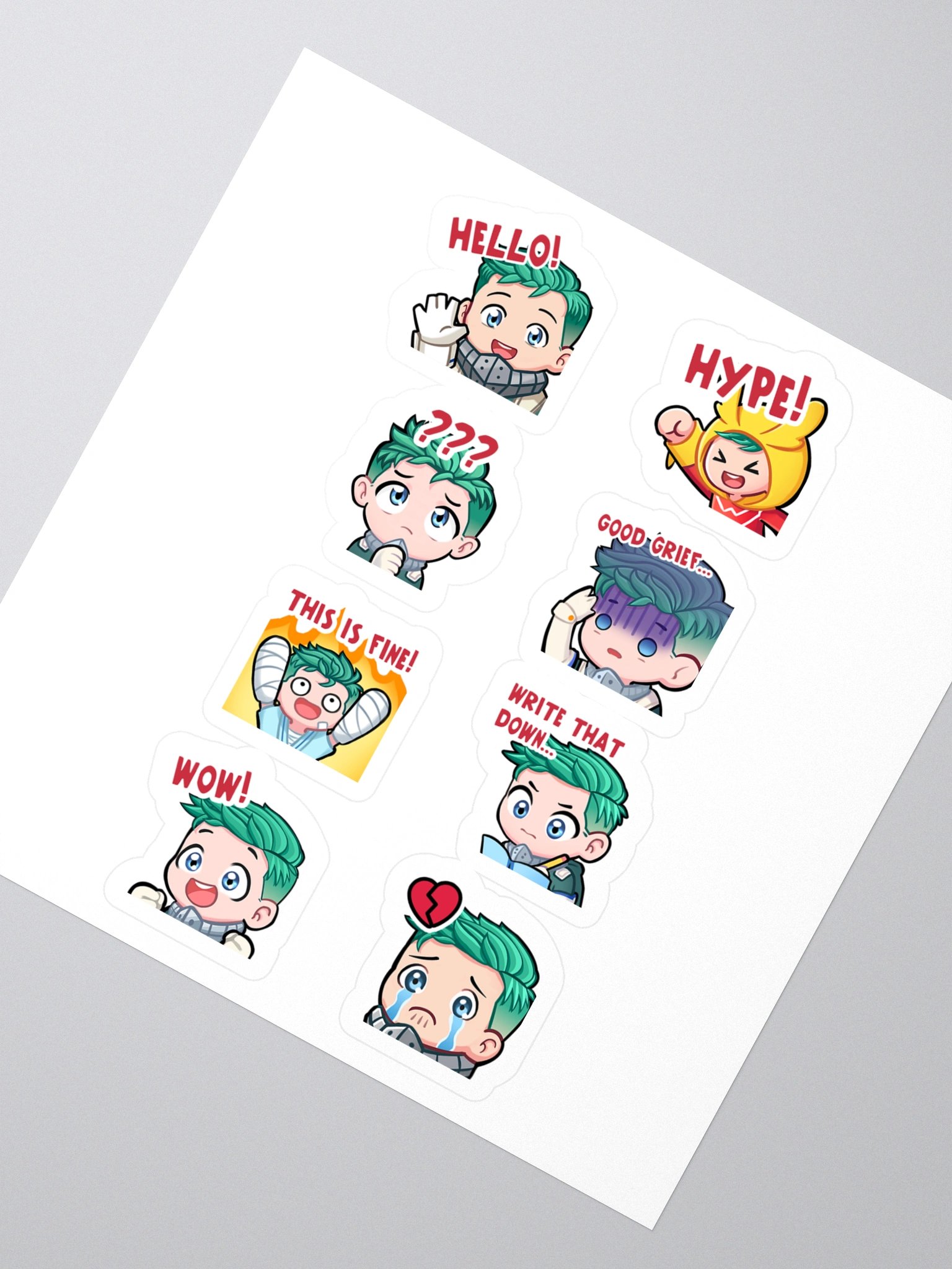 Deku - Sticker Sheet product image (2)