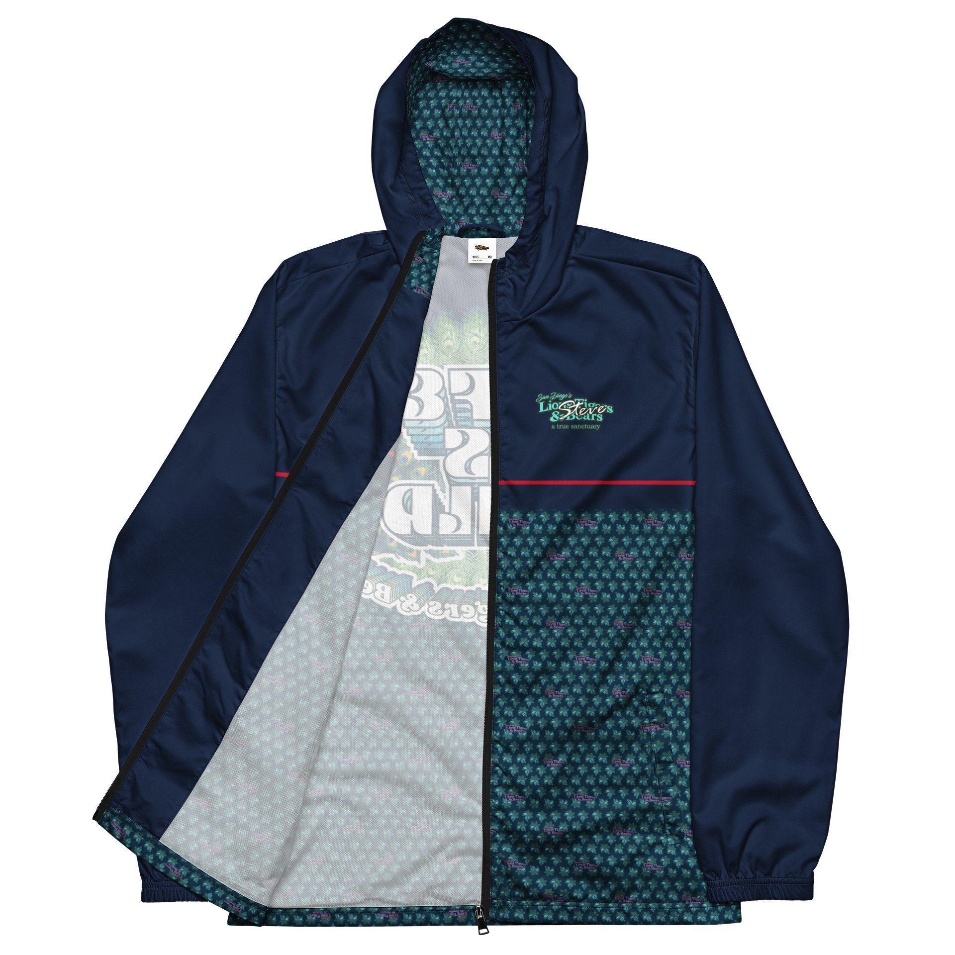 Navy/Palms/LIS (Steve) Windbreaker product image (2)