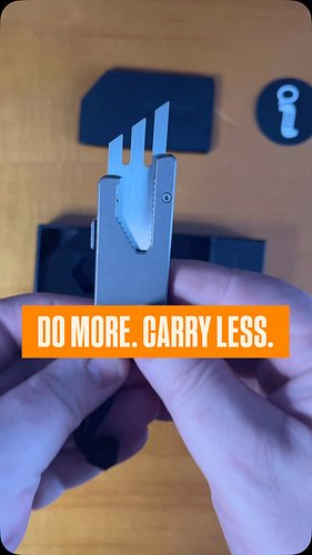 Grade 5 Titanium. Your pocket deserves better.
The @BigIDesign TPT Slide just landed in my mailbox — and it’s everything. Kni...