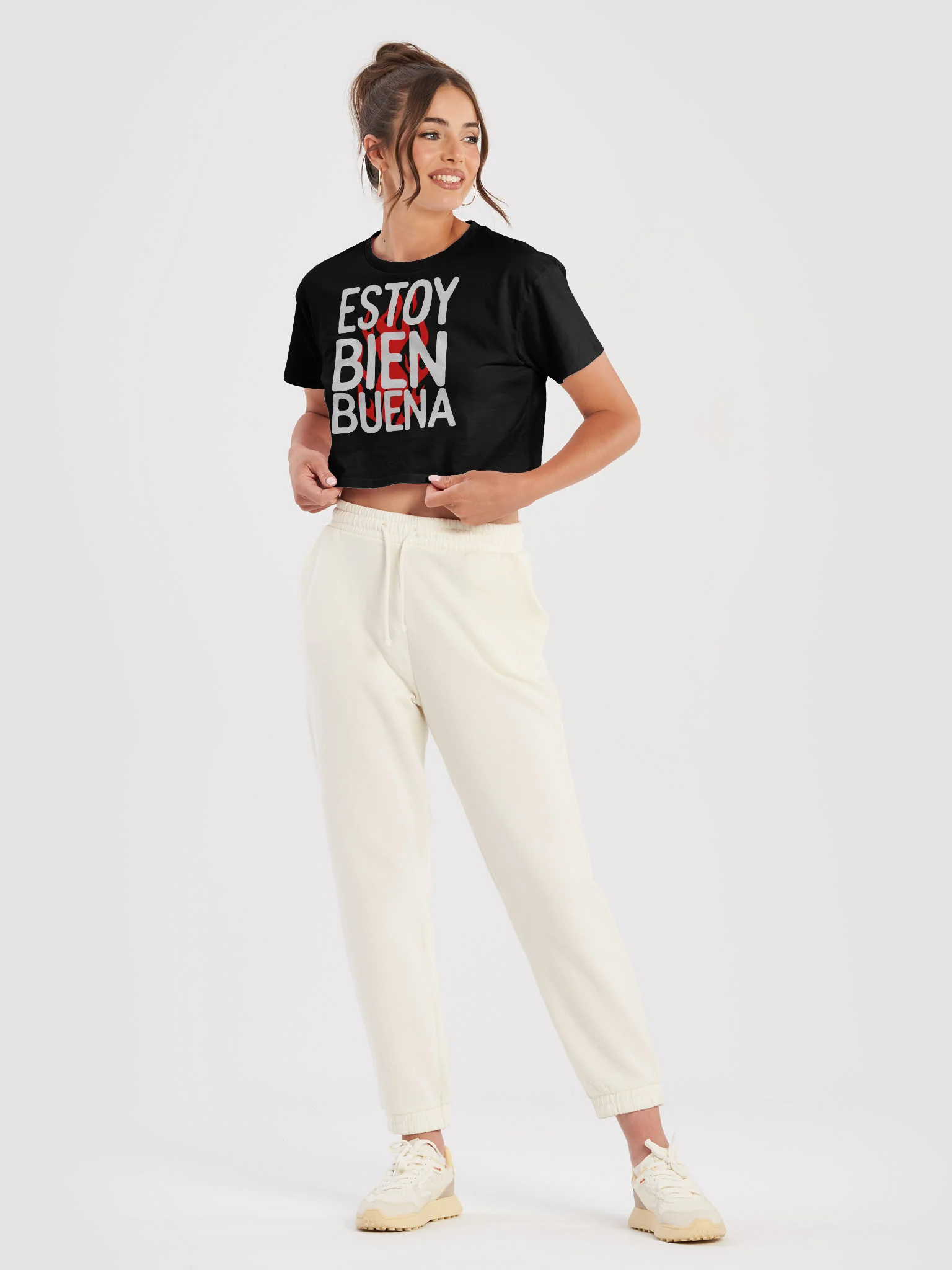 🔥 Crop Top “Estoy Bien Buena” – Fit Atrevido, Energía Total product image (1)
