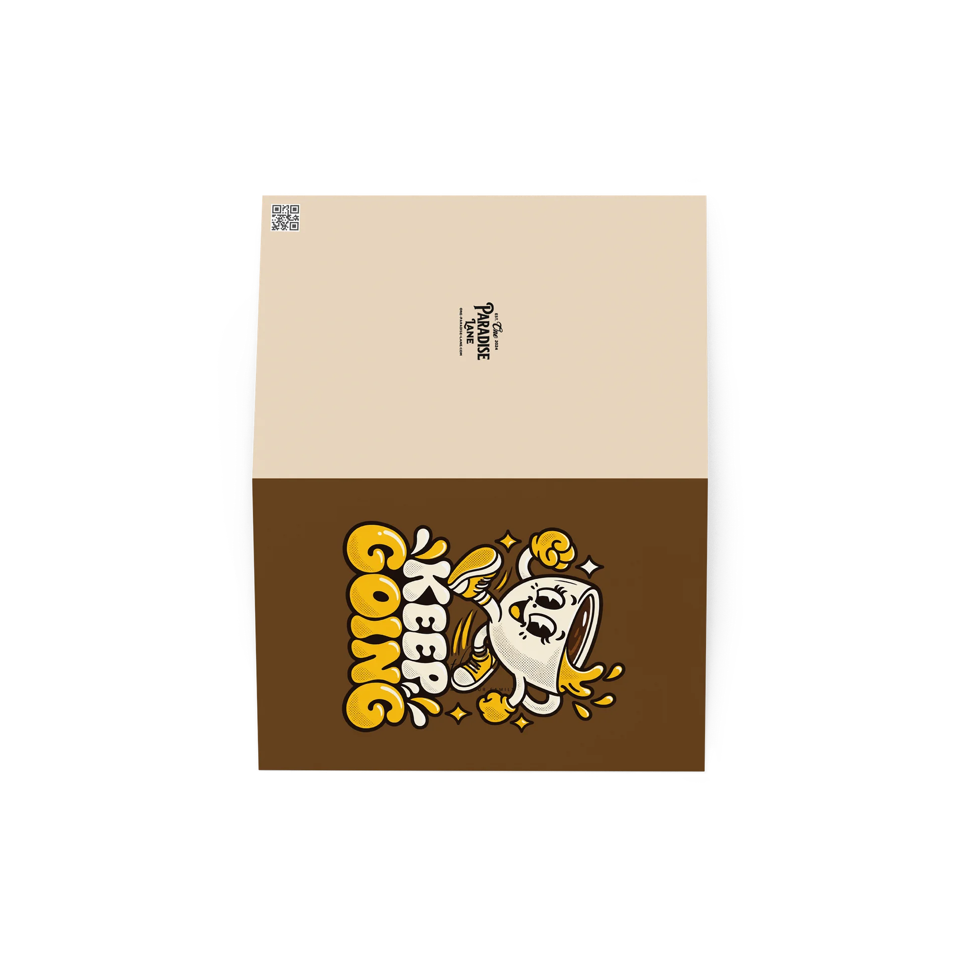 Keep Going Coffee Greeting Card | Retro Motivational Card product image (2)